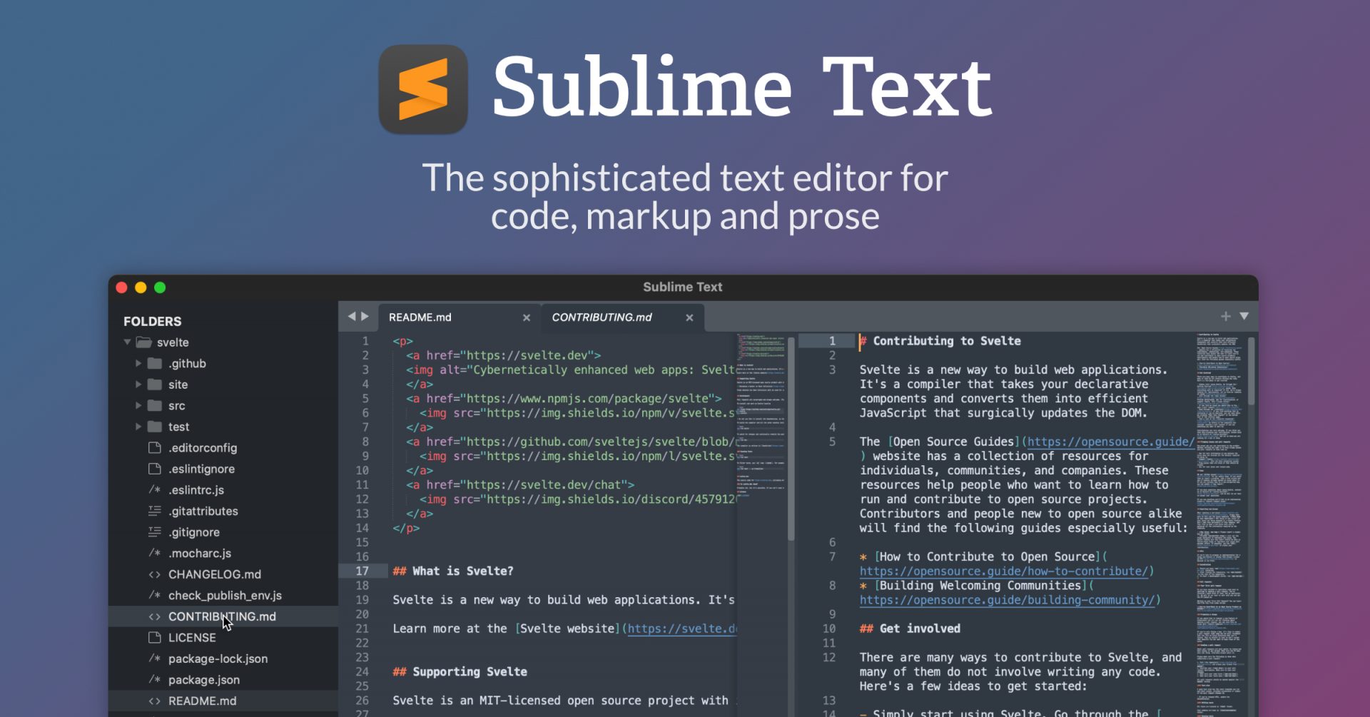 HTML editor - Sublime