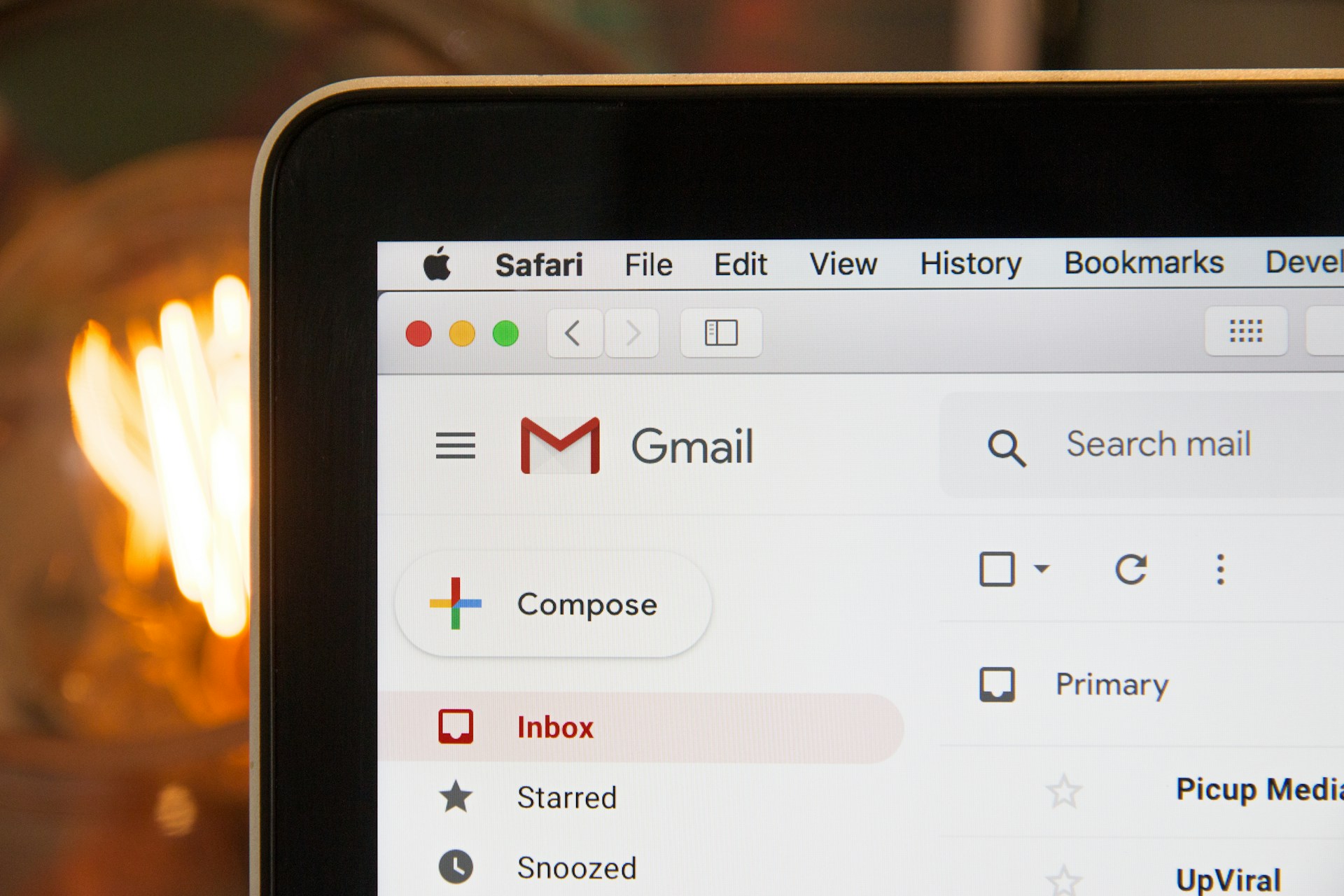 Picture of someone's Gmail inbox - where email marketing lands!